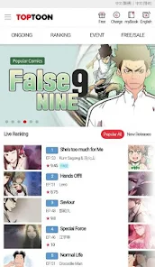 Toptoon Plus APK v1.37 (Mod, VIP Unlocked) for Android and iOS 5