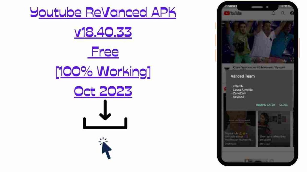 Youtube ReVanced APK Image