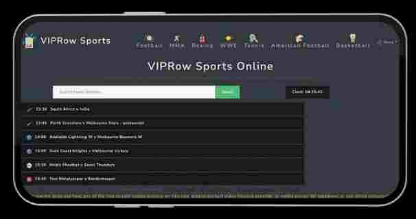 VIPRow Sports APK Image