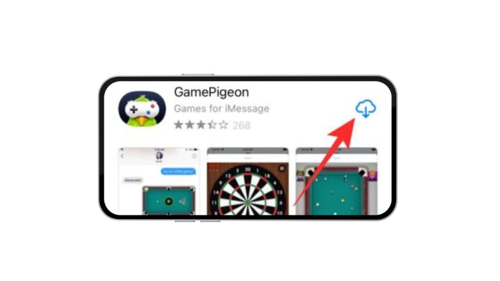 Delete Game Pigeon from iOS image